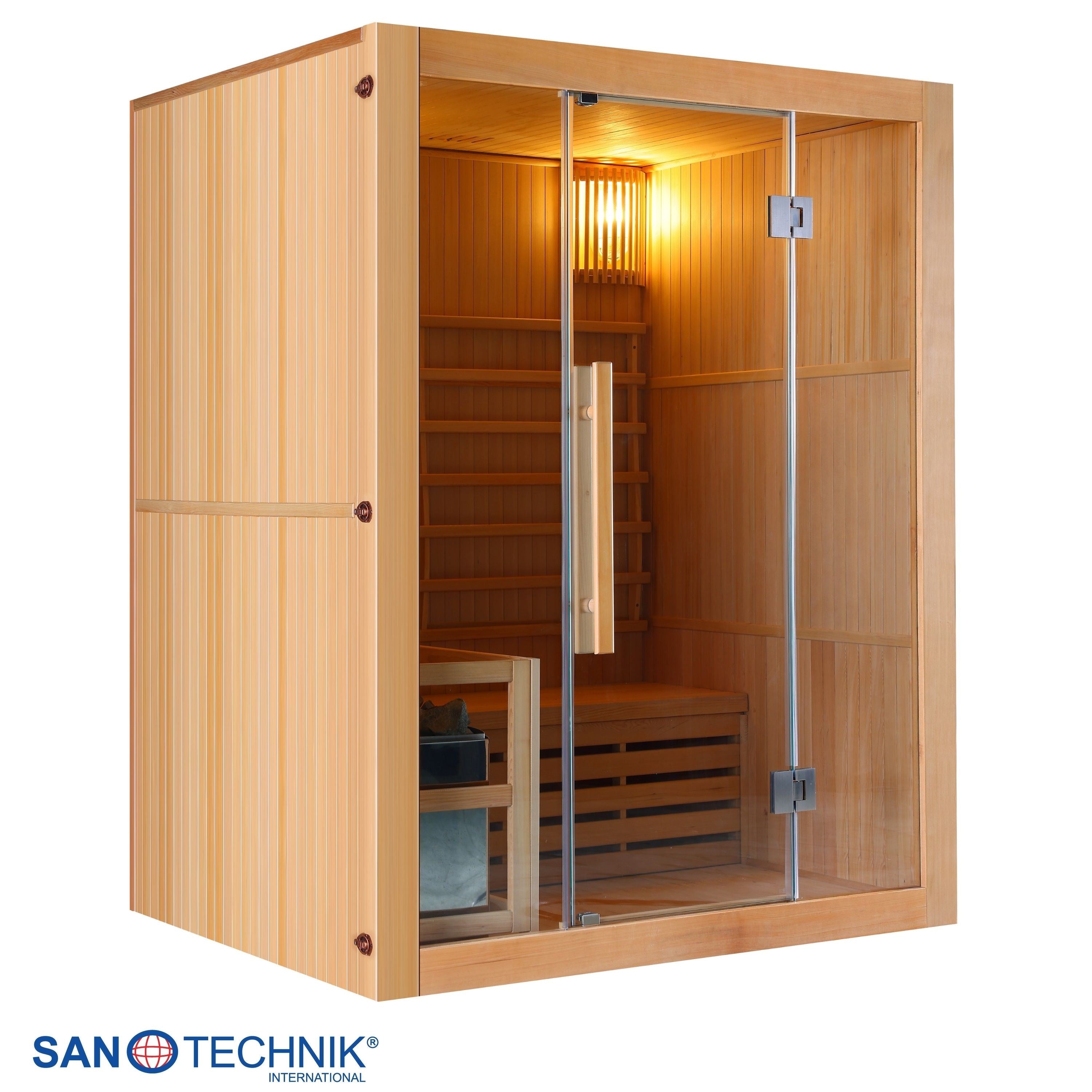 Sanotechnik - RIGA Sauna für 3 Personen 150x120x190 cm