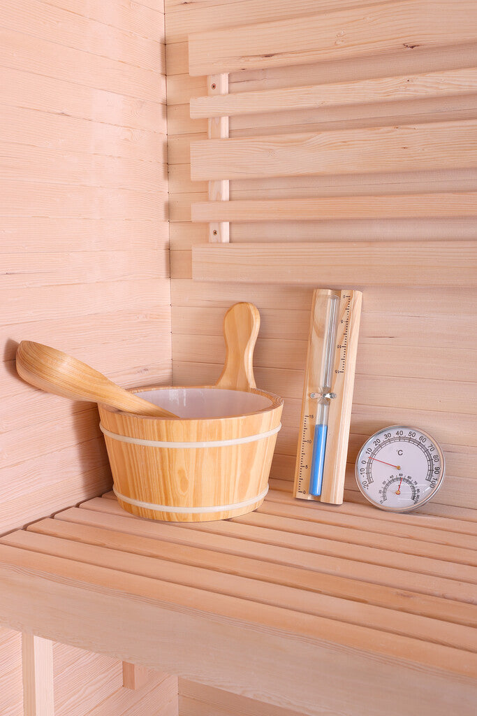 Sanotechnik - PANORAMA Sauna für 2 Personen 130x120x200 cm