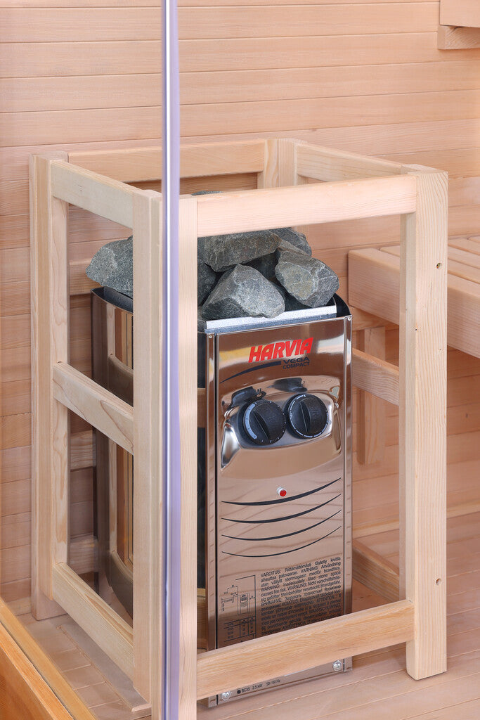 Sanotechnik - PANORAMA Sauna für 2 Personen 130x120x200 cm