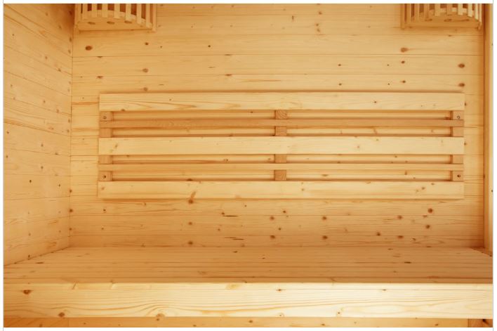 Finnische Sauna PANORAMA black