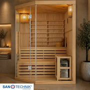 Sanotechnik - TALLINN Sauna für 3 Personen 150x150x200 cm