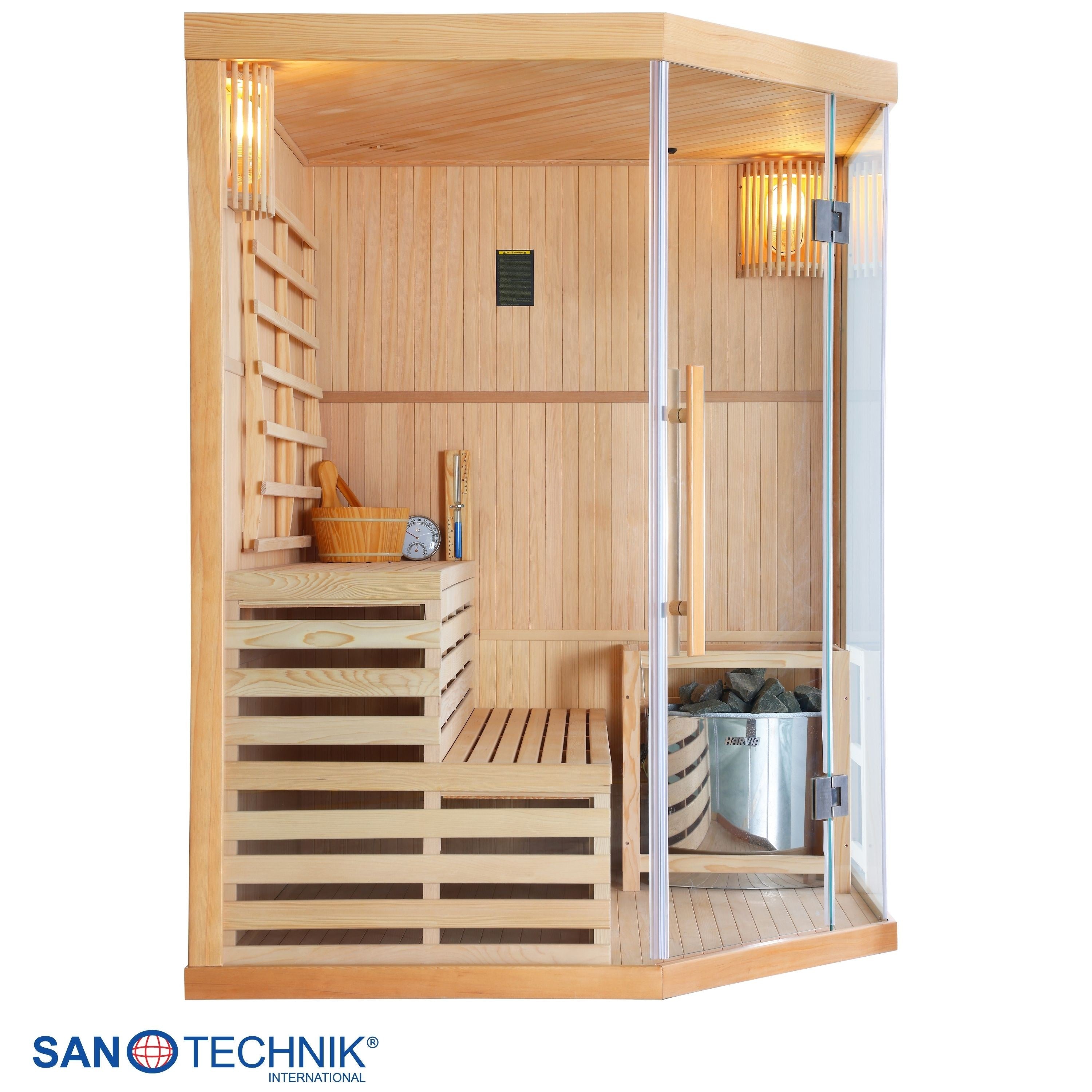 Sanotechnik - TALLINN Sauna für 3 Personen 150x150x200 cm