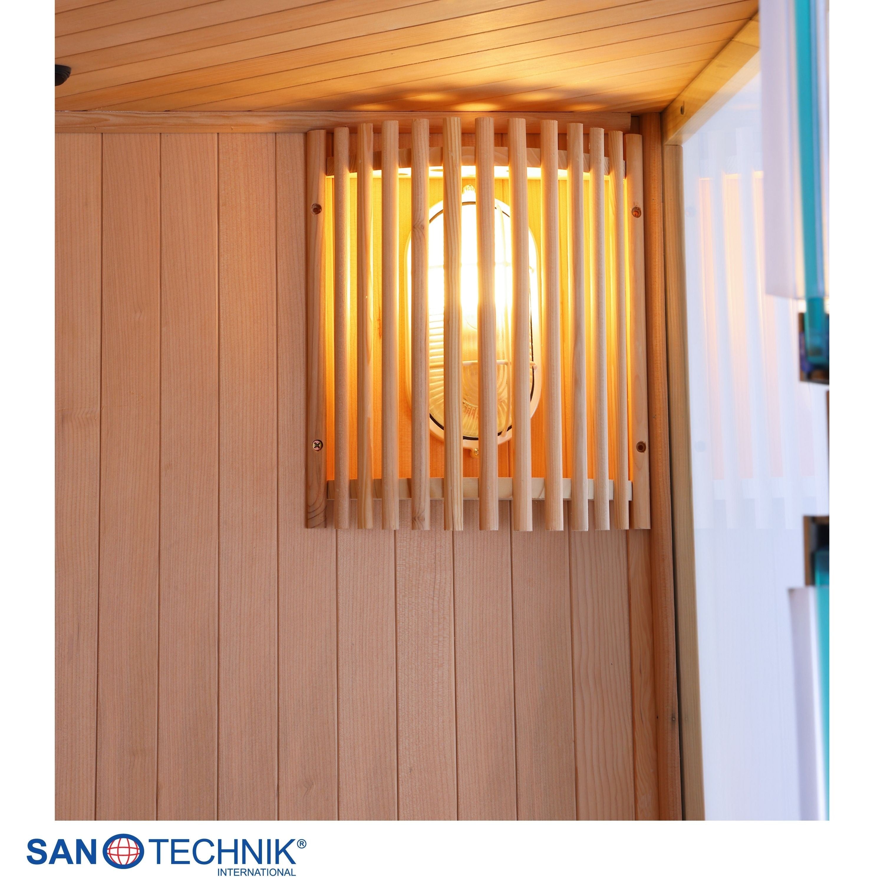Sanotechnik - TALLINN Sauna für 3 Personen 150x150x200 cm