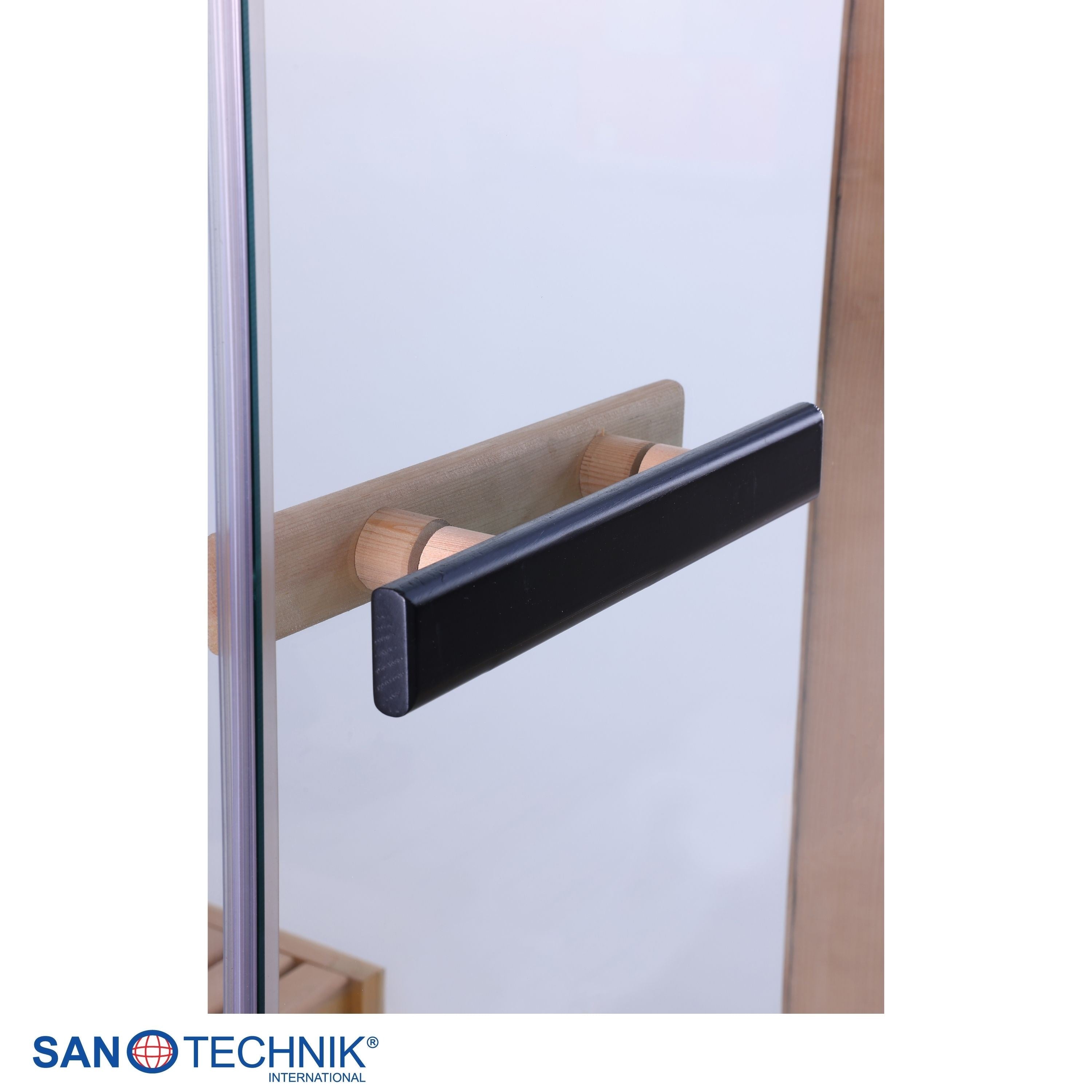 Sanotechnik - PANORAMA BLACK Sauna für 2 Personen 130x120x200 cm