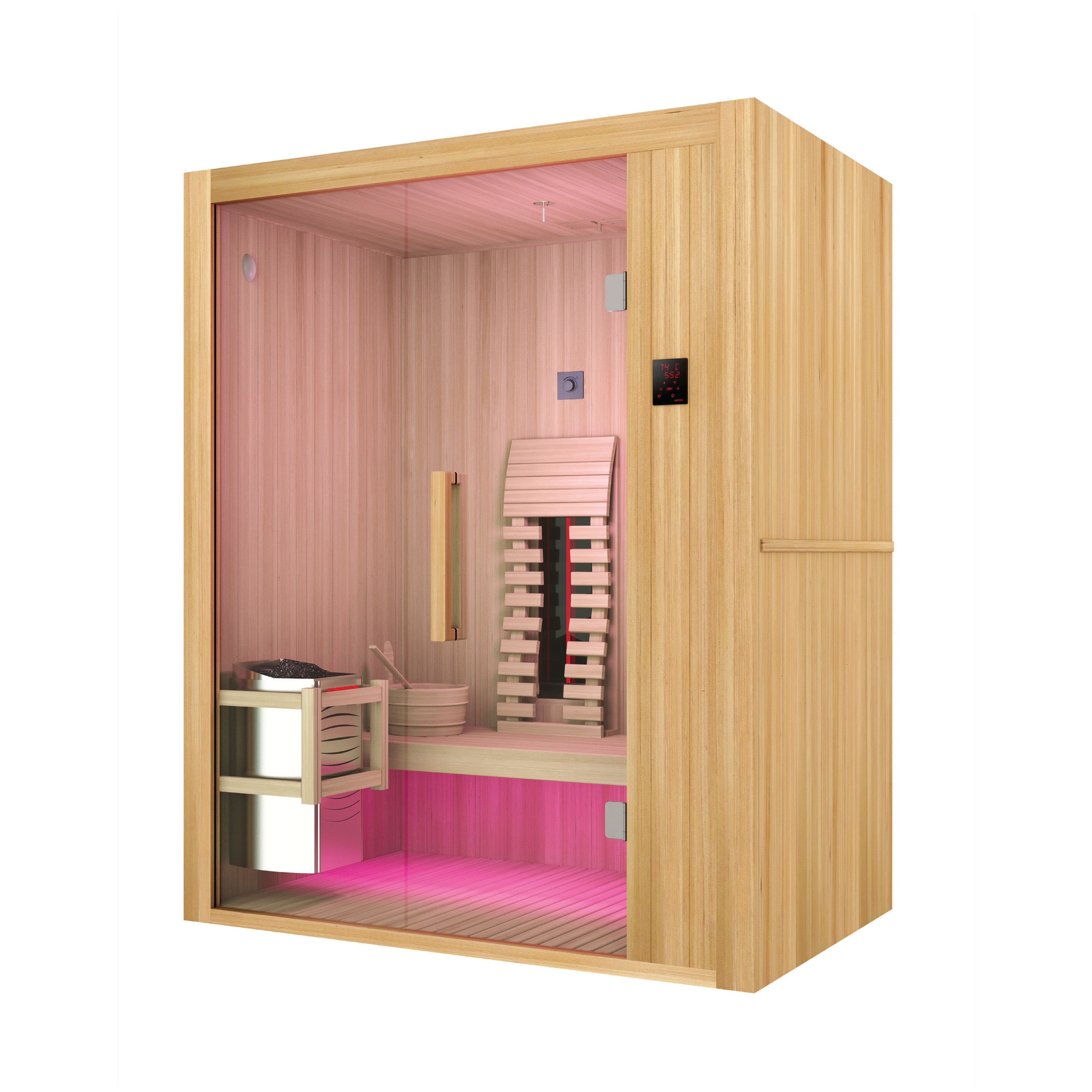 Sanotechnik - ALASKA Sauna+Infrarotkabine für 2 Personen 160x110x200 cm