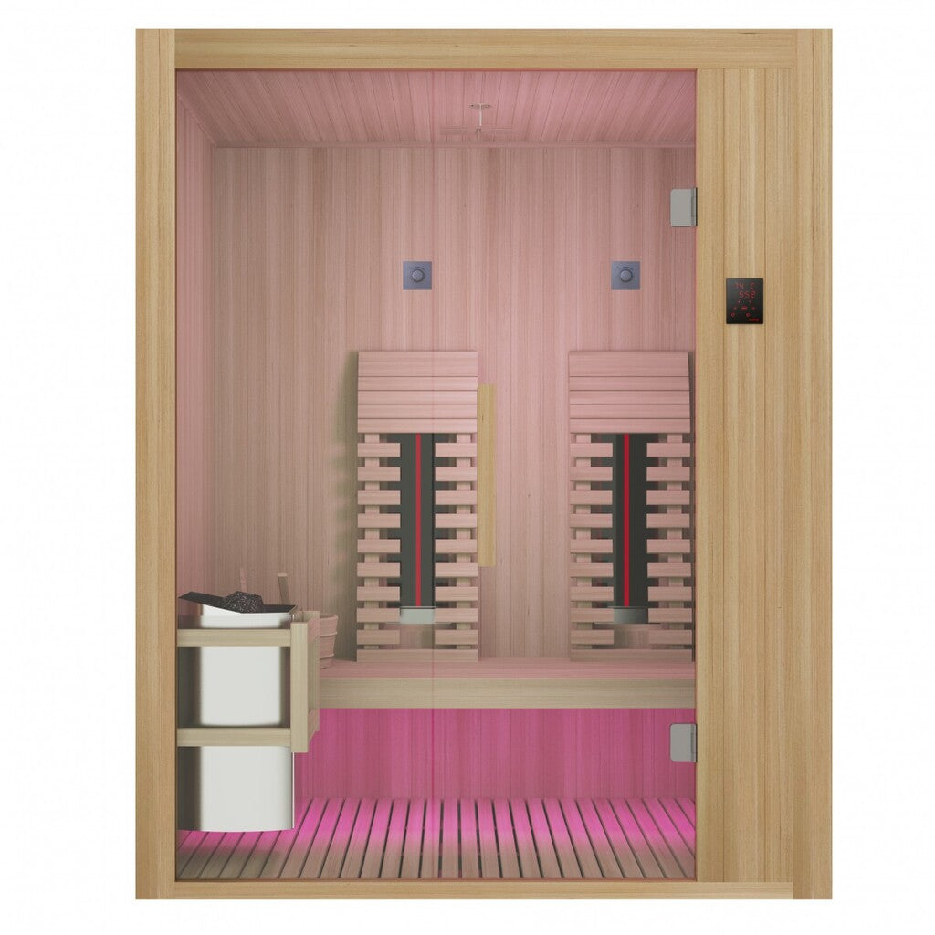 Sanotechnik - ALASKA Sauna+Infrarotkabine für 2 Personen 160x110x200 cm
