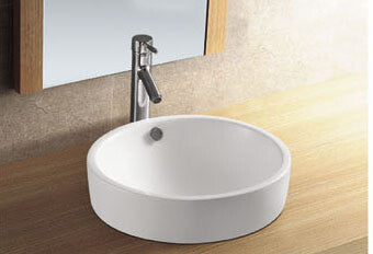 Sanotechnik - Keramik Aufbauwaschtisch 46x19x46cm