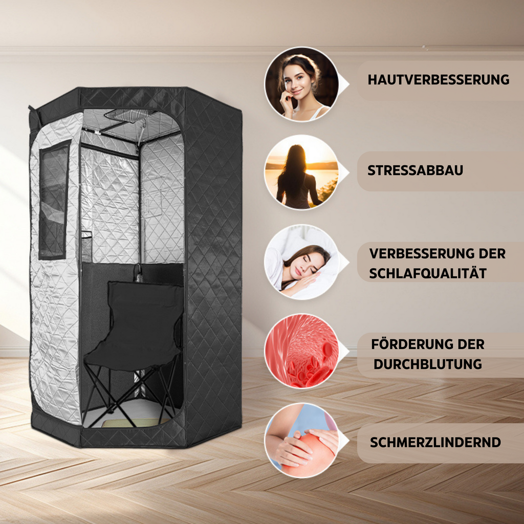 Sanotechnik - Tragbare Infrarotkabine 90x90x190 cm