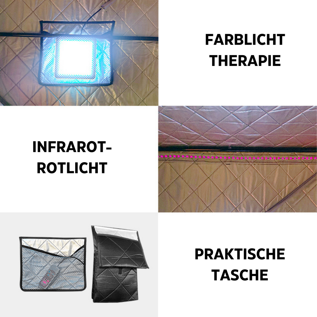 Sanotechnik - Tragbare Infrarotkabine 90x90x190 cm