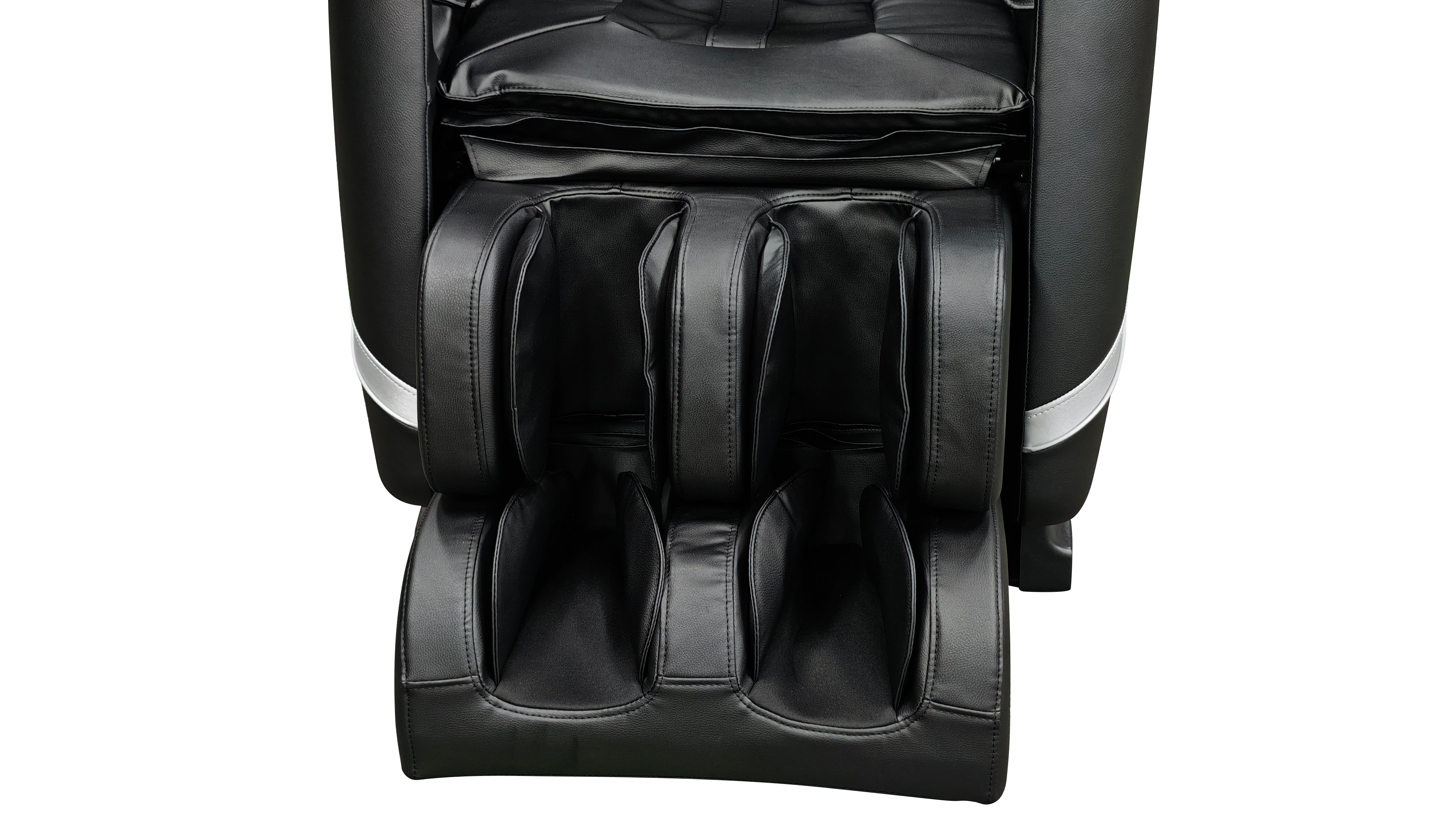 Sanotechnik - VITALORA Luxus-Massagesessel – Schwarz/Silber 74x147x108 cm