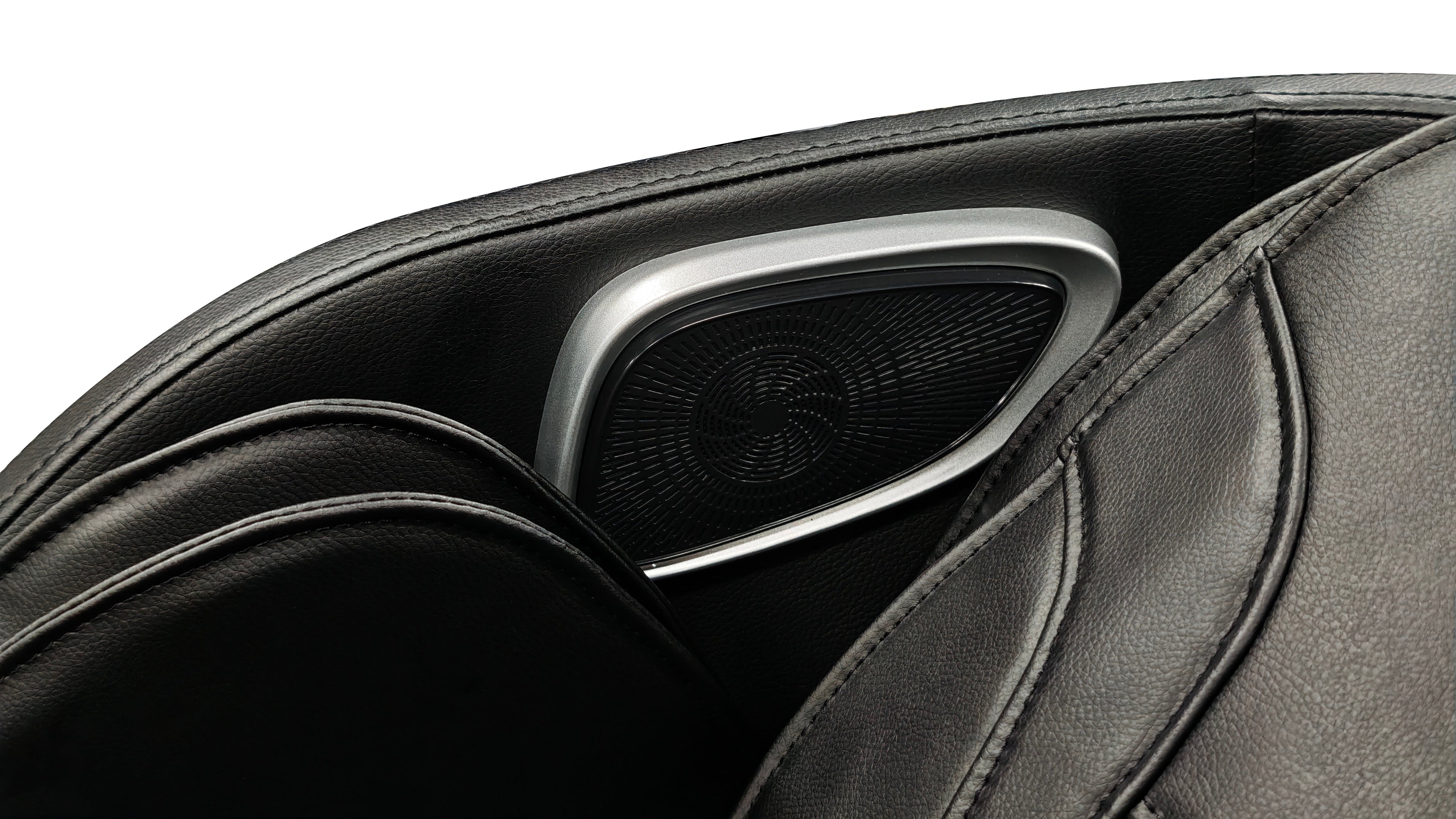 Sanotechnik - VITALORA Luxus-Massagesessel – Schwarz/Silber 74x147x108 cm