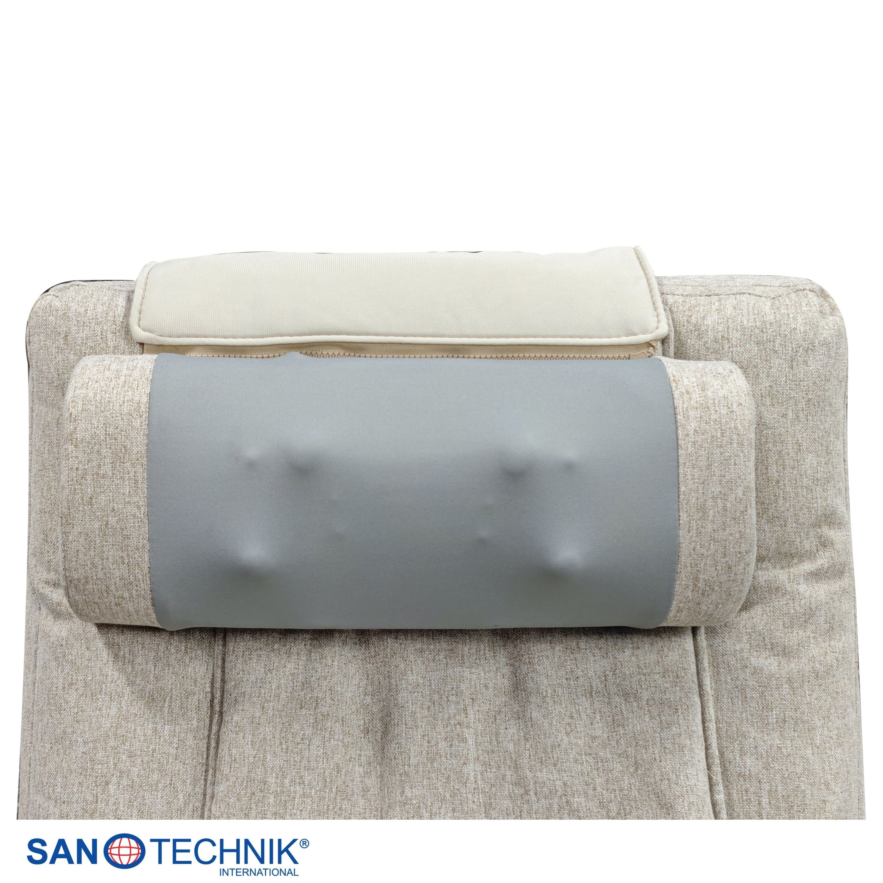 Sanotechnik - LIGORA Komfort-Schaukelstuhl mit Fußteil grau  64x114x85 cm