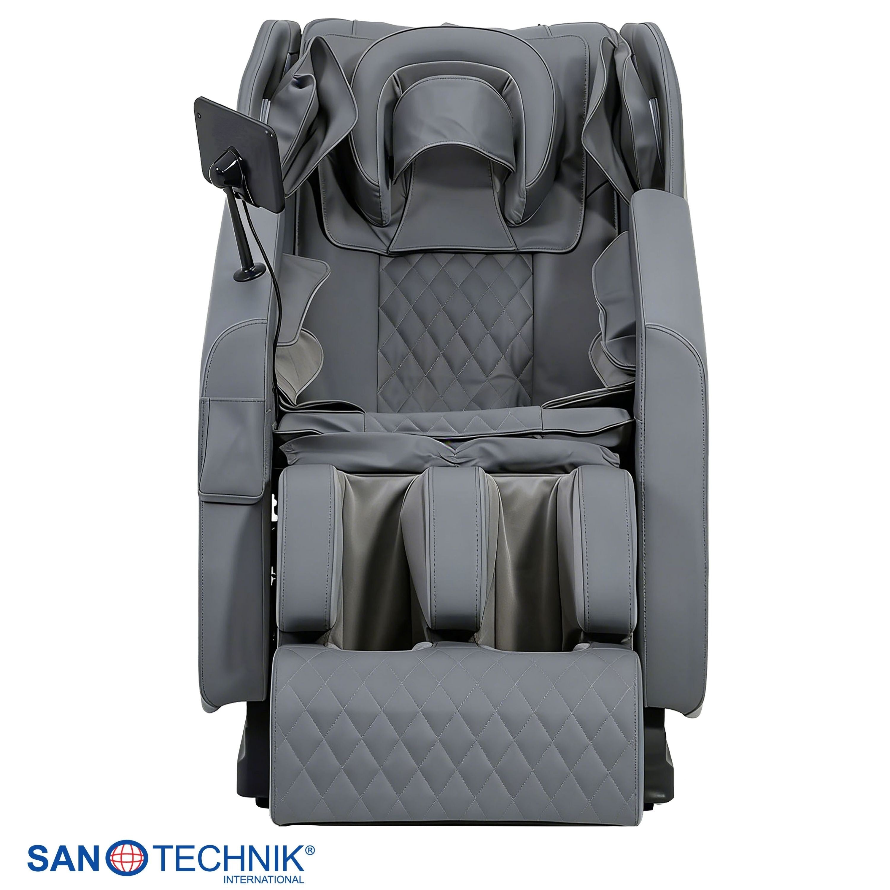 Sanotechnik - HEALORA Luxus-Massagesessel grau 73x140x102 cm