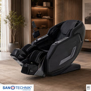 Sanotechnik - VALORA Luxus-Massagesessel - Schwarz 75x164x110 cm