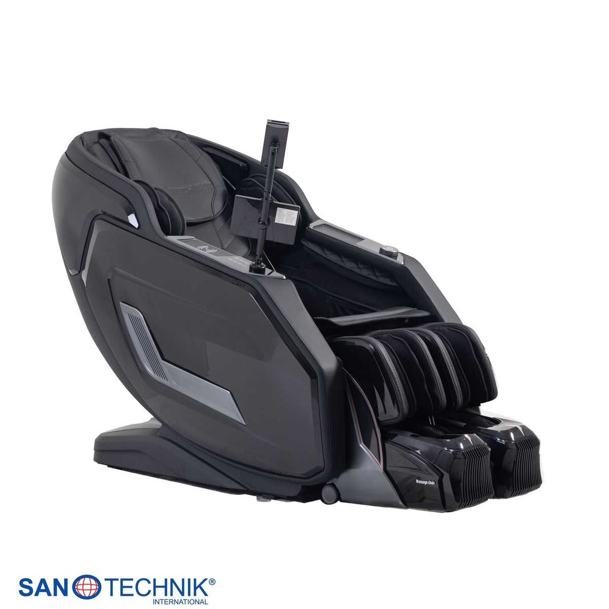 Sanotechnik - VALORA Luxus-Massagesessel - Schwarz 75x164x110 cm