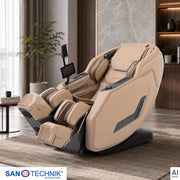 Sanotechnik - AVORA Luxus-Massagesessel - Beige 75x164x110 cm