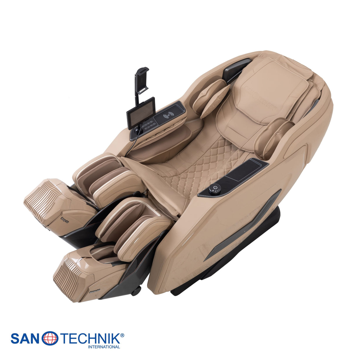 Sanotechnik - AVORA Luxus-Massagesessel - Beige 75x164x110 cm