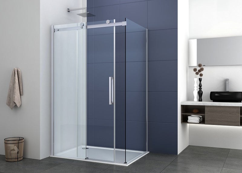 Sanotechnik - Fixglas 90cm chrom 88-90x195cm