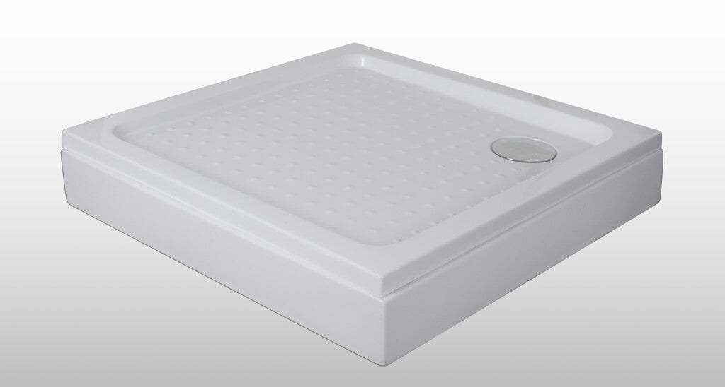 Sanotechnik - Brausetasse weiß 81x81x15cm mit abn.Schürze
