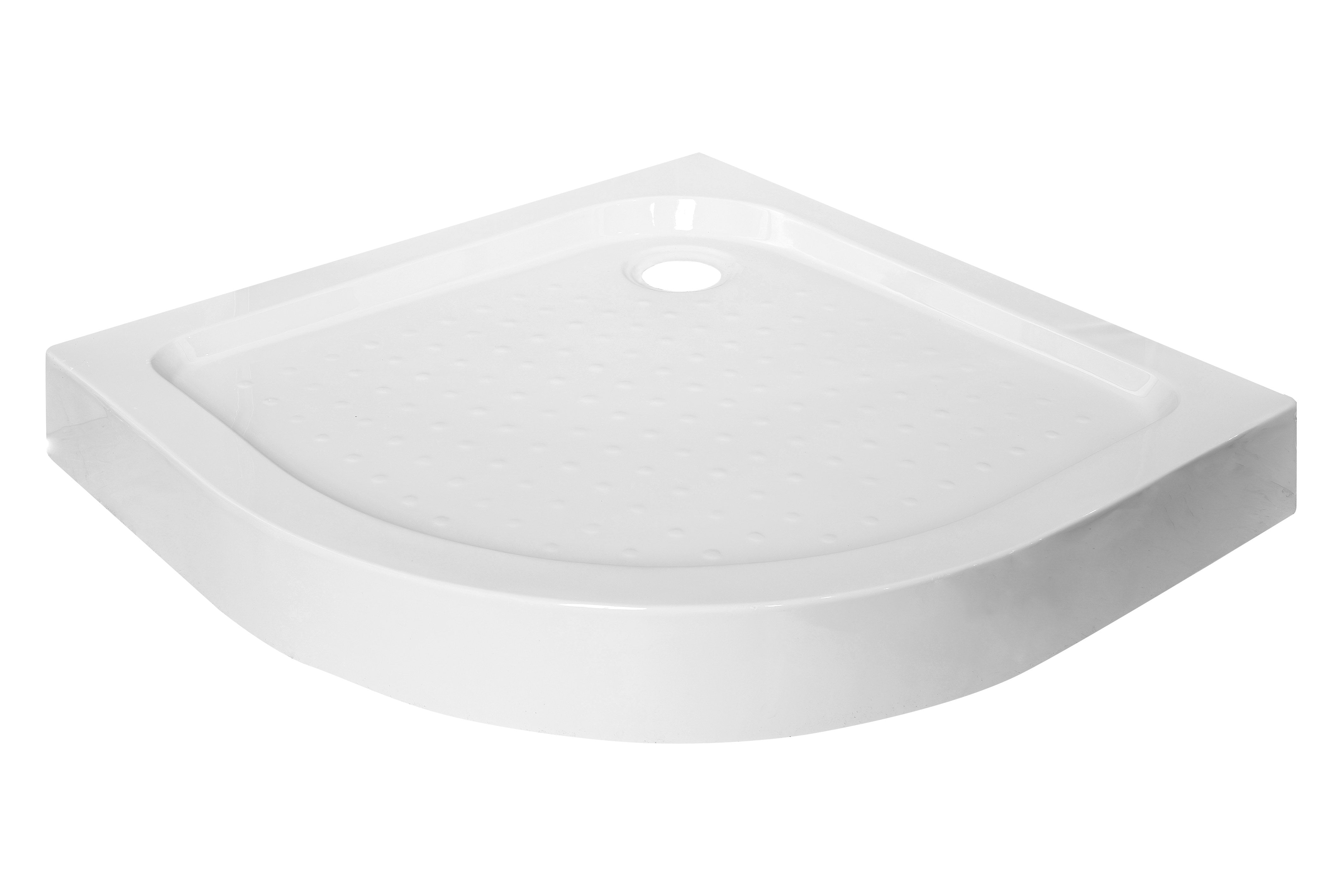 Sanotechnik - Rundbrausetasse weiß 90x90x15cm