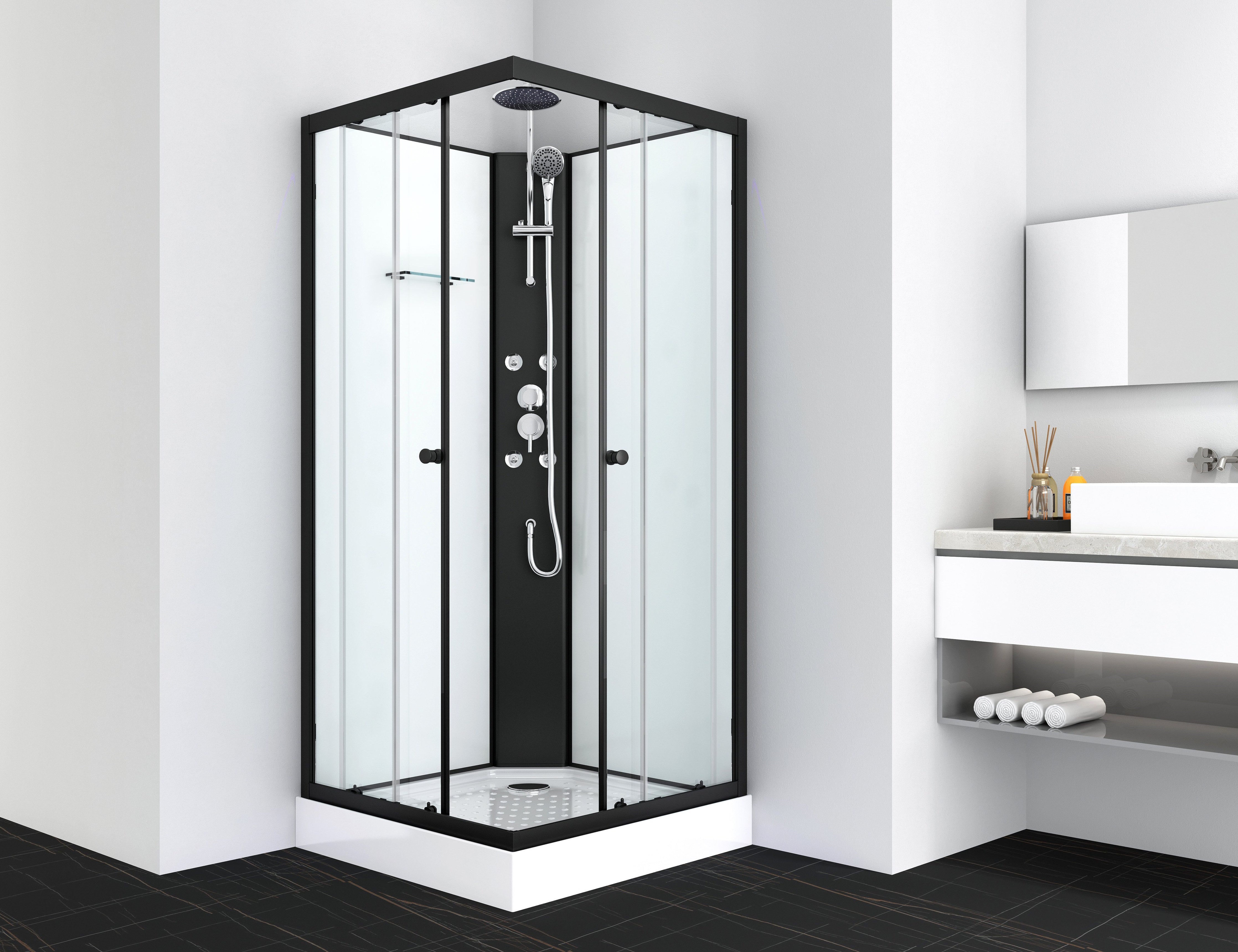 Sanotechnik - Komplettdk STIL 2 90x90x225cm