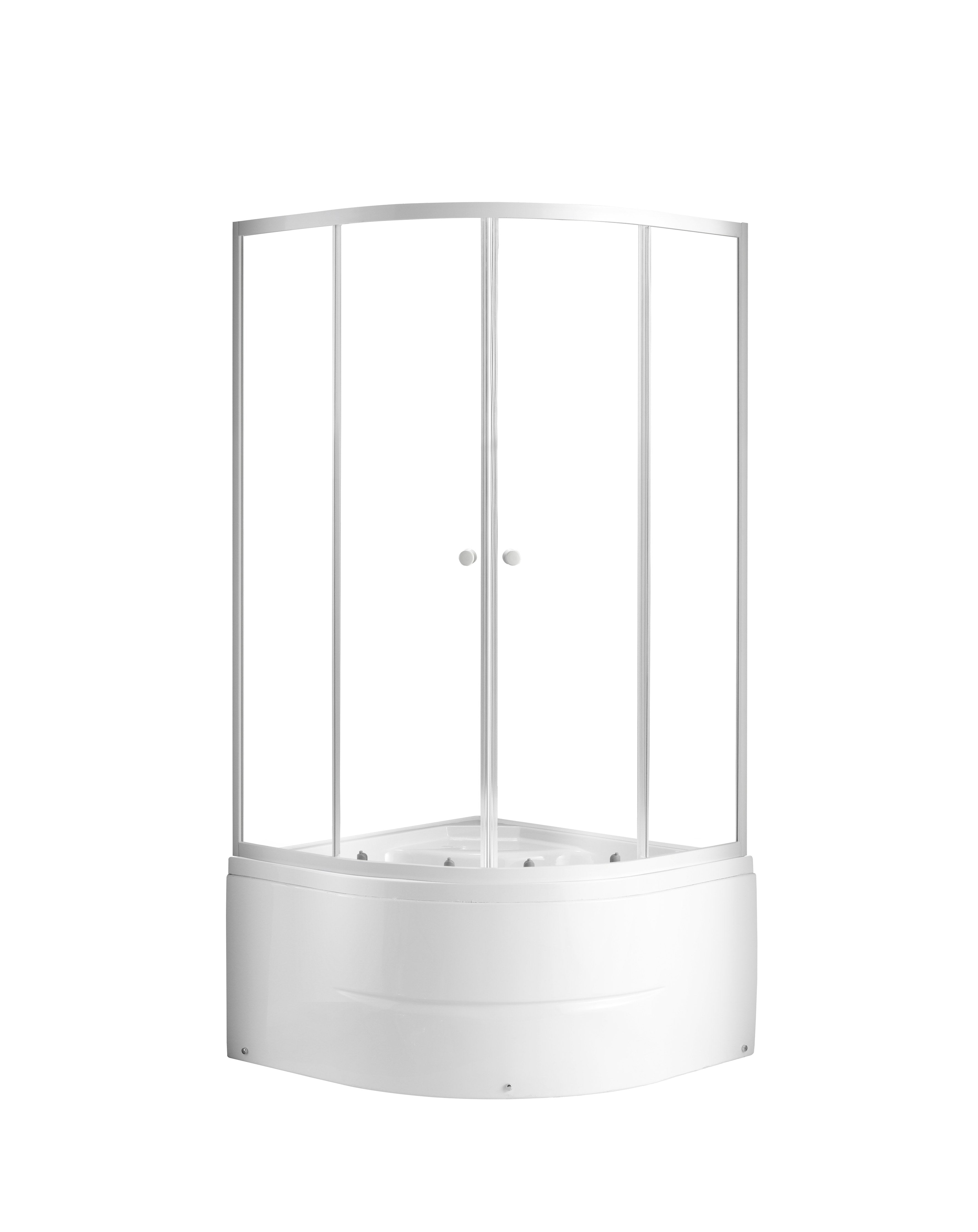Sanotechnik - Rundduschkabine 89-90x89-90x153cm