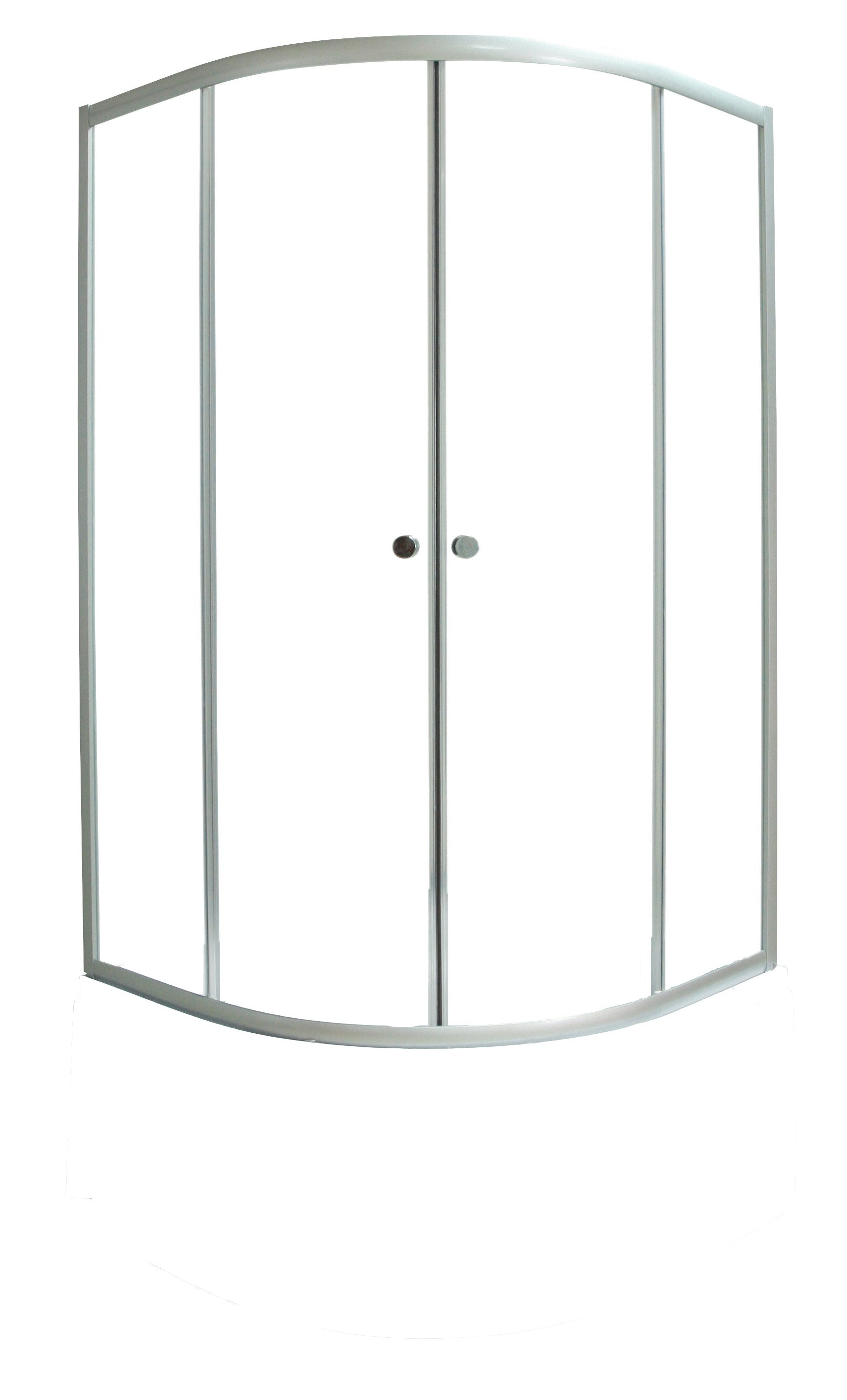 Sanotechnik - Rundduschkabine 89-90x89-90x153cm