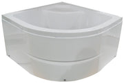 Sanotechnik - Rund-Brausetasse weiß 90x90x50 (T25W)