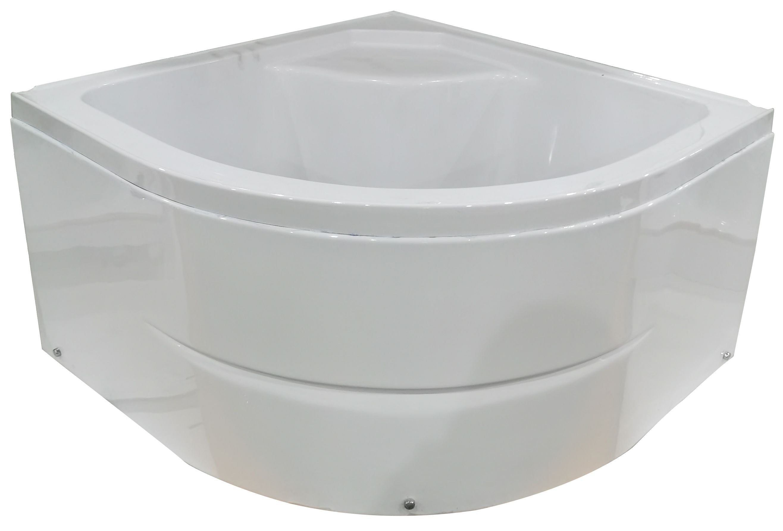 Sanotechnik - Rund-Brausetasse weiß 90x90x50 (T25W)