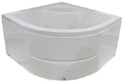Sanotechnik - Rund-Brausetasse weiß 90x90x50 (T25W)