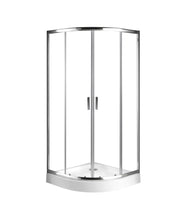 Sanotechnik - Runddusche m.2 Schiebet. chrom 88,5-90x88,5-90x190cm