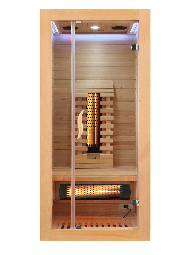 Sanotechnik - MALMÖ 1 Infrarotkabine für 1 Person 90x90x190 cm