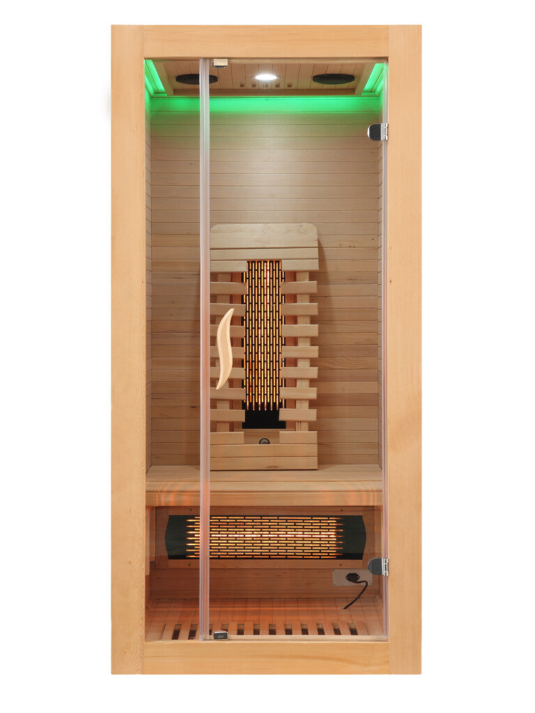 Sanotechnik - MALMÖ 1 Infrarotkabine für 1 Person 90x90x190 cm