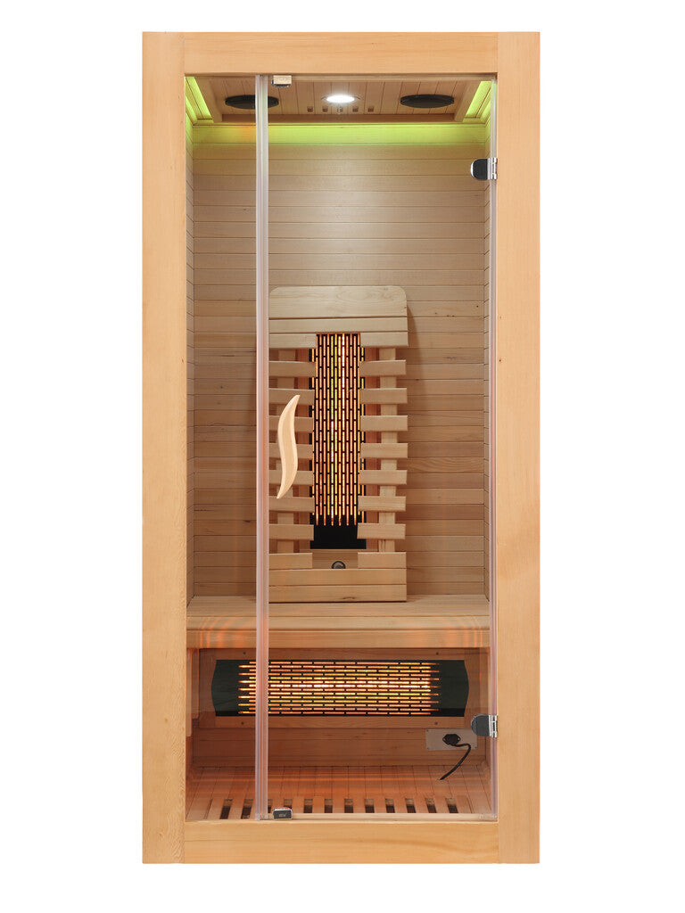 Sanotechnik - MALMÖ 1 Infrarotkabine für 1 Person 90x90x190 cm