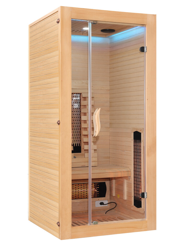 Sanotechnik - MALMÖ 1 Infrarotkabine für 1 Person 90x90x190 cm