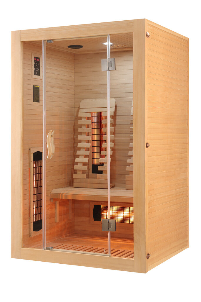 Sanotechnik - MALMÖ 2 Infrarotkabine für 2 Personen 120x105x190 cm