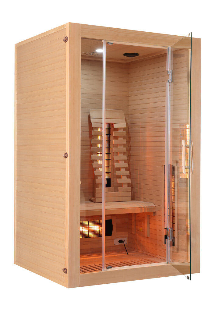 Sanotechnik - MALMÖ 2 Infrarotkabine für 2 Personen 120x105x190 cm
