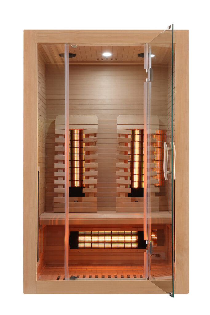 Sanotechnik - MALMÖ 2 Infrarotkabine für 2 Personen 120x105x190 cm