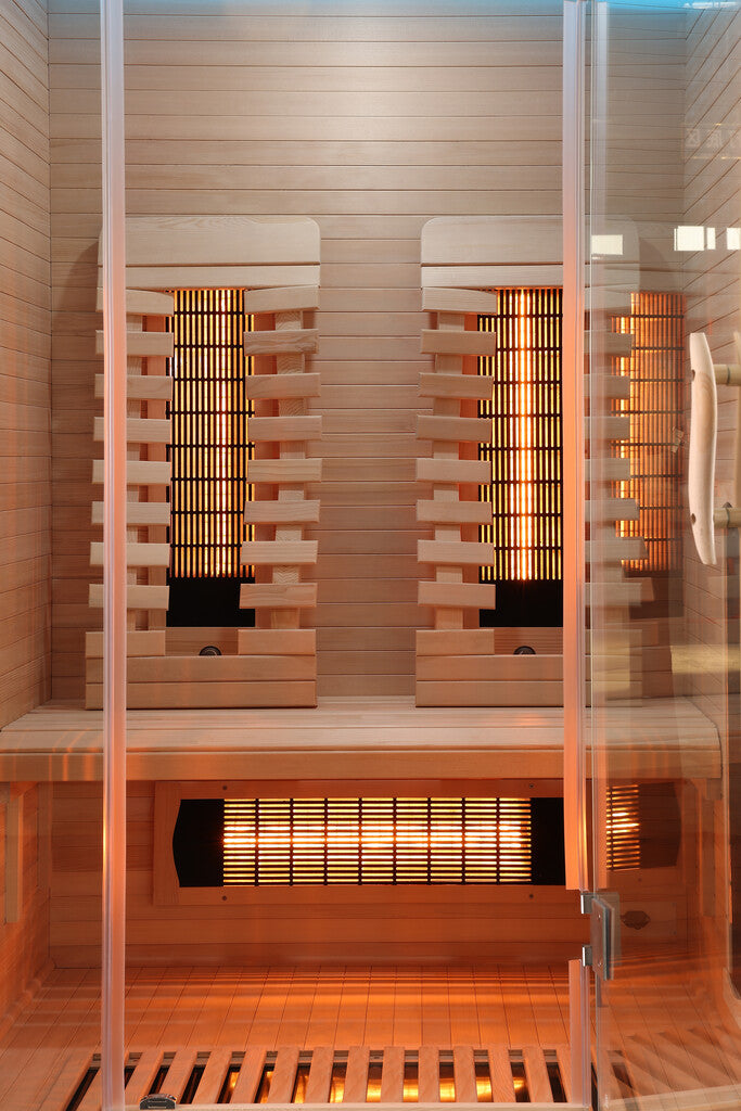 Sanotechnik - MALMÖ 2 Infrarotkabine für 2 Personen 120x105x190 cm