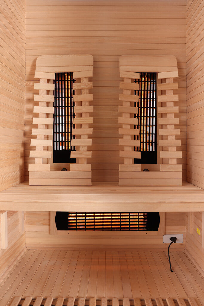 Sanotechnik - MALMÖ 2 Infrarotkabine für 2 Personen 120x105x190 cm