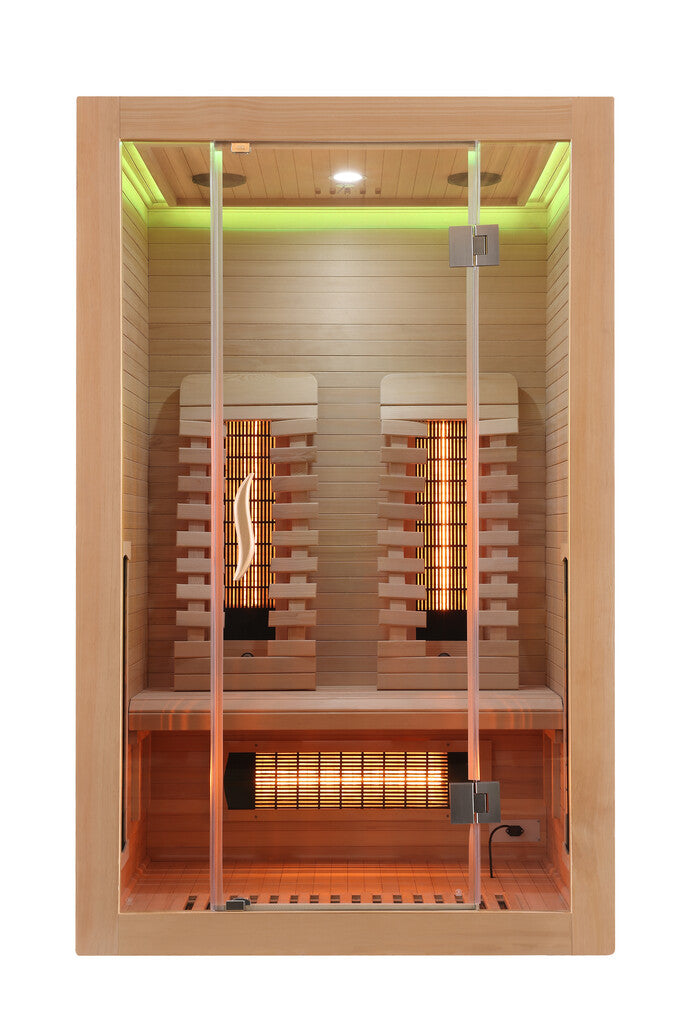 Sanotechnik - MALMÖ 2 Infrarotkabine für 2 Personen 120x105x190 cm