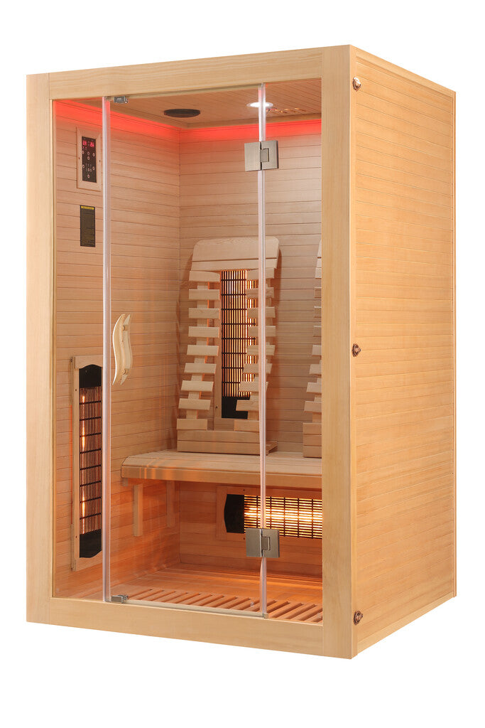 Sanotechnik - MALMÖ 2 Infrarotkabine für 2 Personen 120x105x190 cm