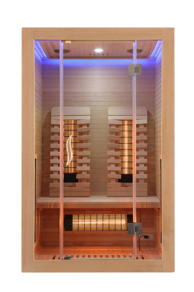 Sanotechnik - MALMÖ 2 Infrarotkabine für 2 Personen 120x105x190 cm