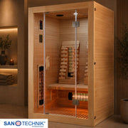Sanotechnik - MALMÖ 2 Infrarotkabine für 2 Personen 120x105x190 cm