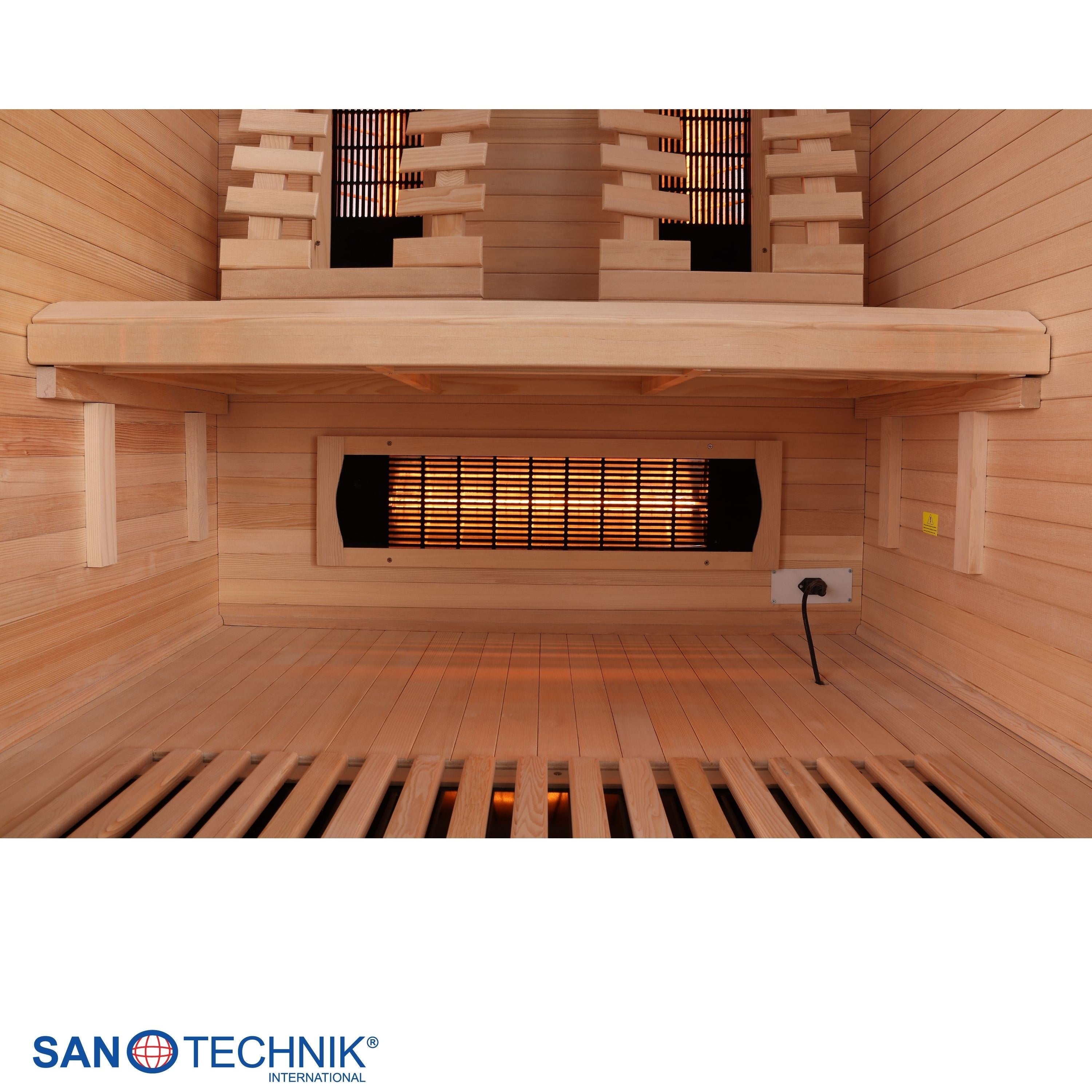Sanotechnik - MALMÖ 2 Infrarotkabine für 2 Personen 120x105x190 cm