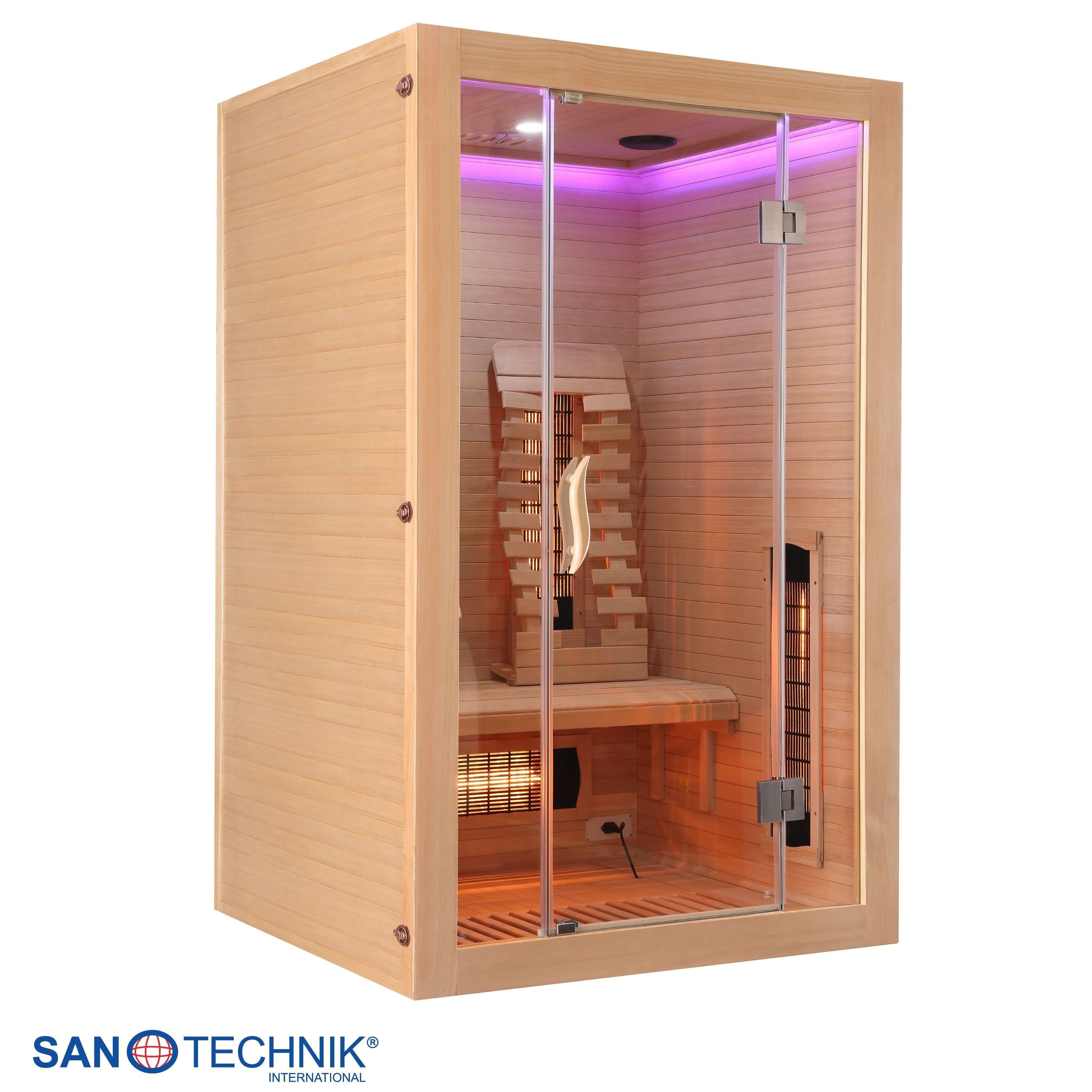 Sanotechnik - MALMÖ 2 Infrarotkabine für 2 Personen 120x105x190 cm