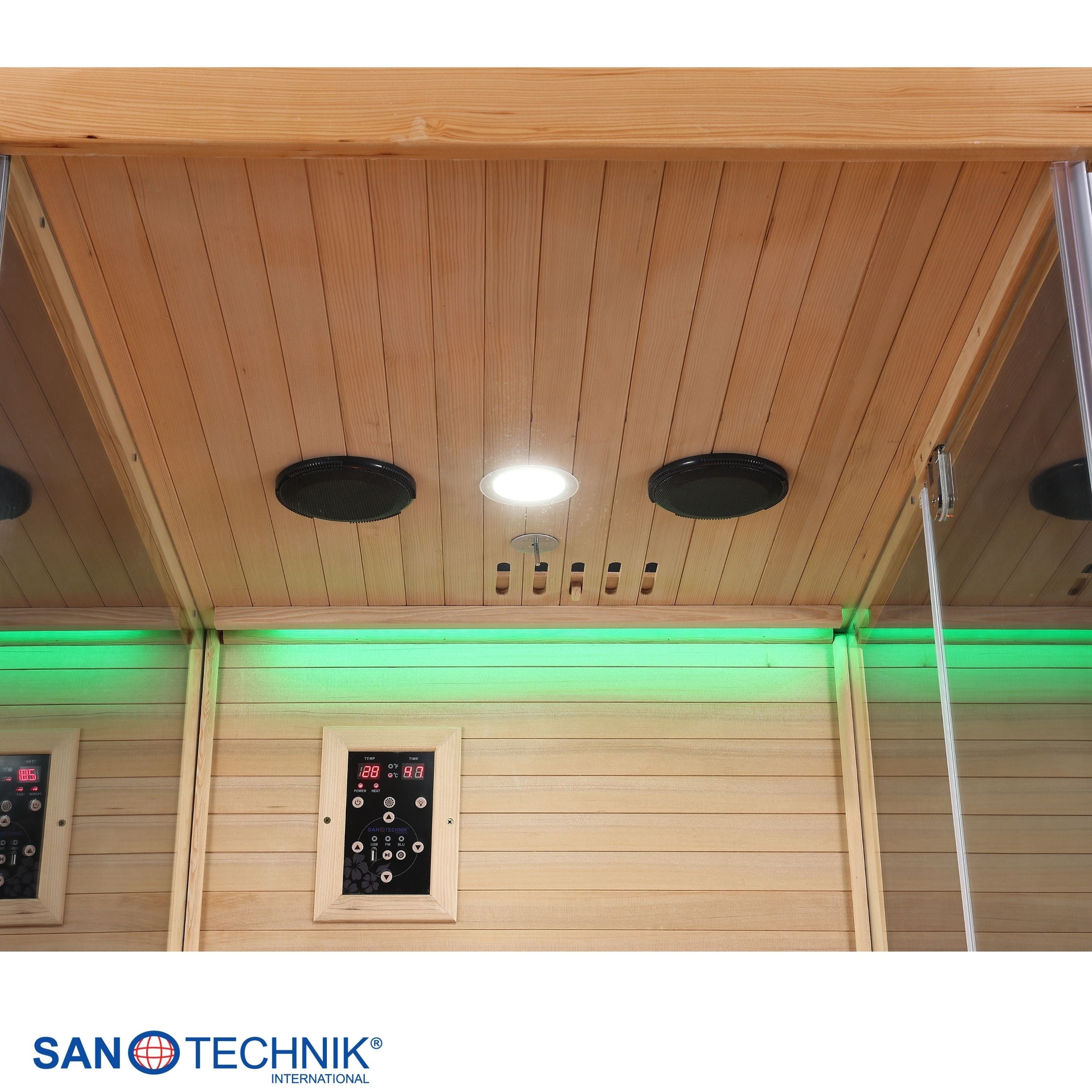 Sanotechnik - NORDISK 1 Infrarotkabine für 1 Person 80x110x190 cm