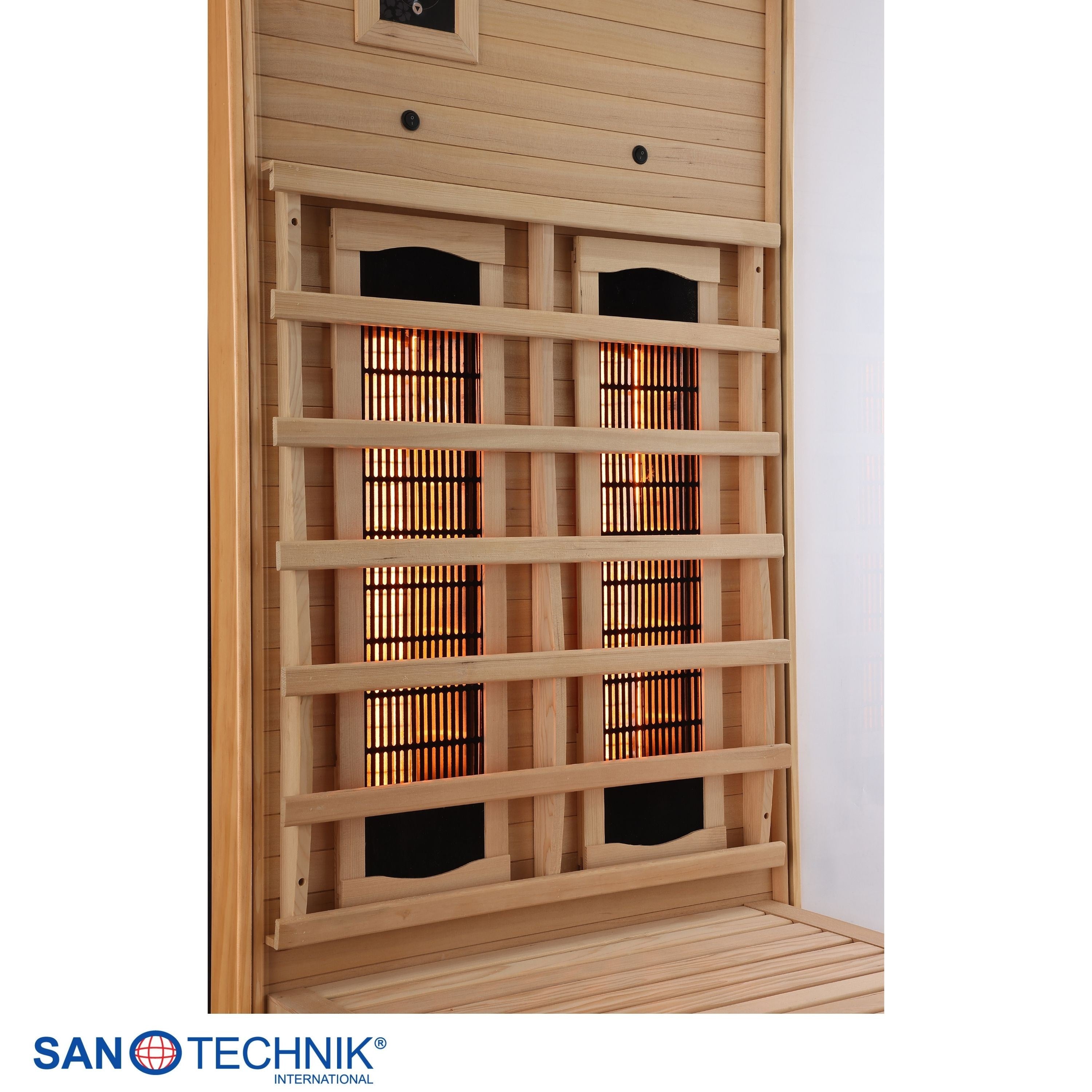 Sanotechnik - NORDISK 1 Infrarotkabine für 1 Person 80x110x190 cm