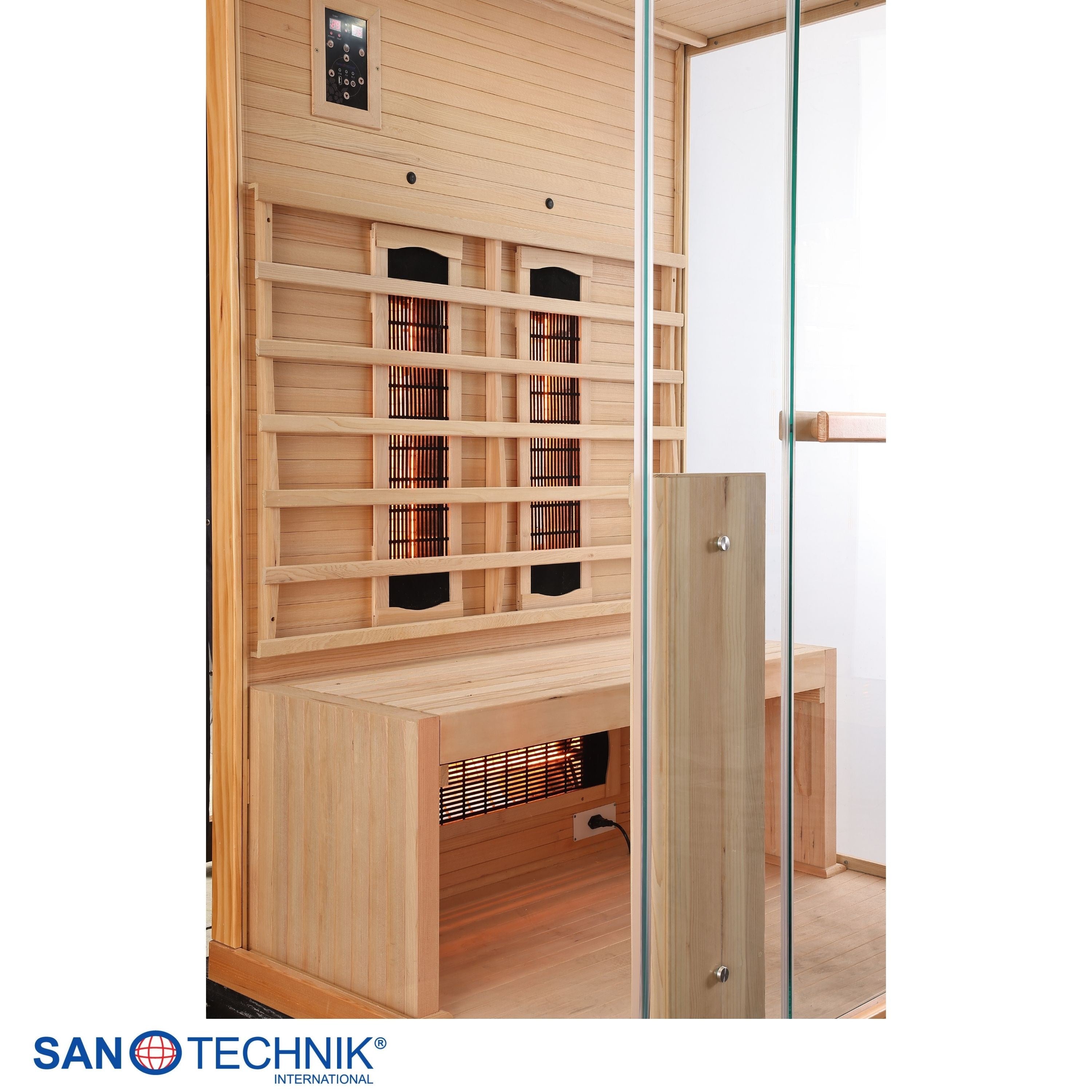 Sanotechnik - NORDISK 2 Infrarotkabine für 2 Personen 125x100x190 cm