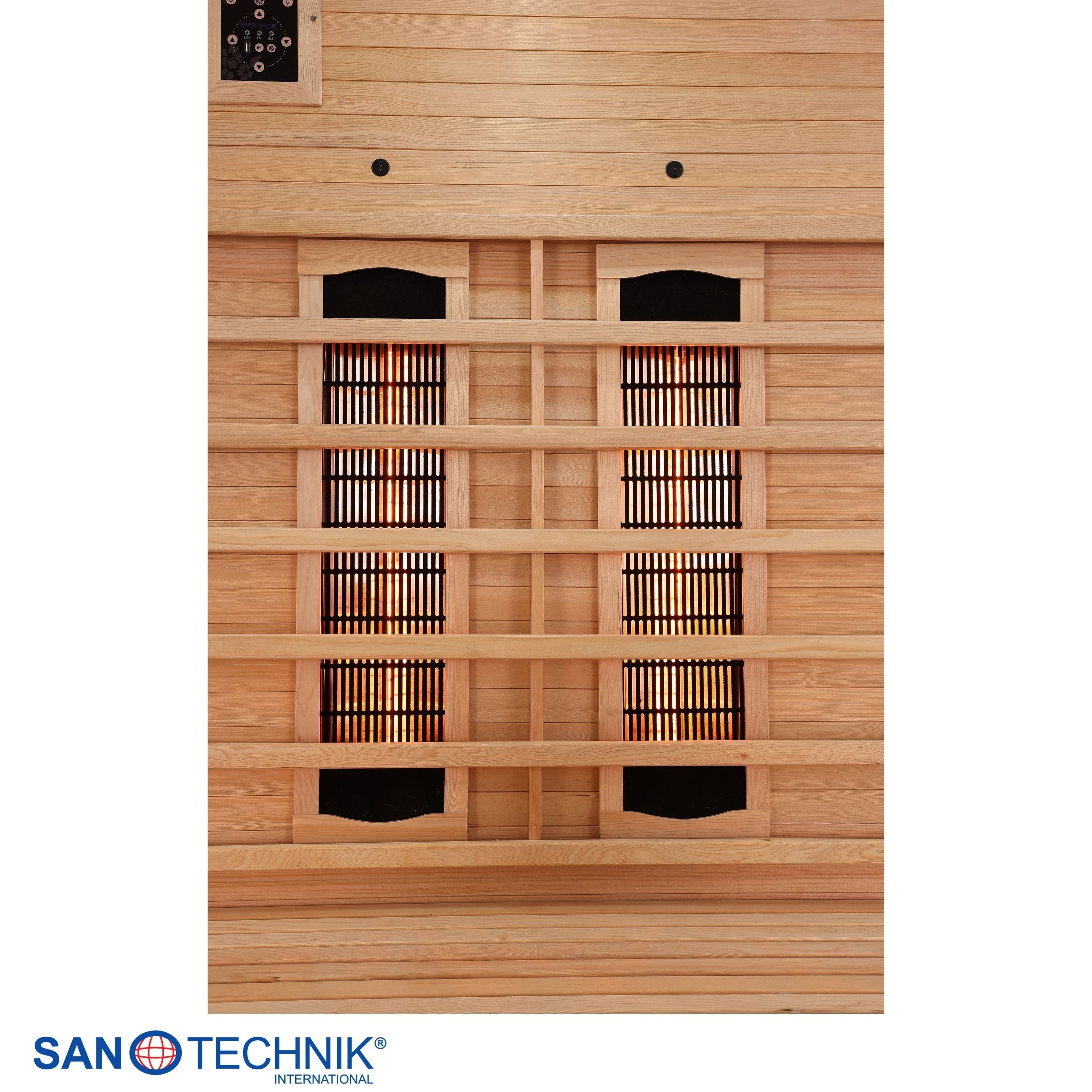 Sanotechnik - NORDISK 2 Infrarotkabine für 2 Personen 125x100x190 cm